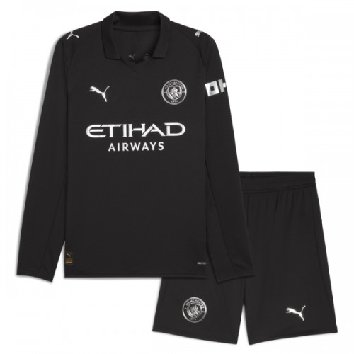 Ensemble Maillot Manchester City Exterieur 2025-26 Manche Longue Enfant Ensemble Maillot Manchester City Exterieur 2025-26 Manche Longue Enfant